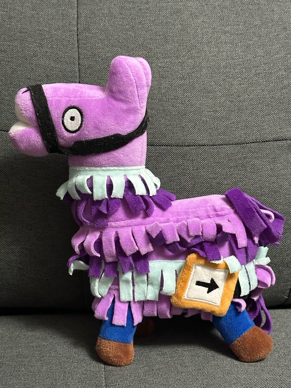 Fortnite Purple Loot Llama pinata plush toy